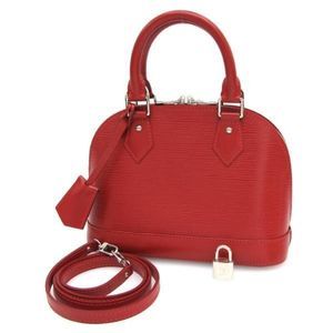 Louis Vuitton Epi Alma BB Shoulder Bag Red
